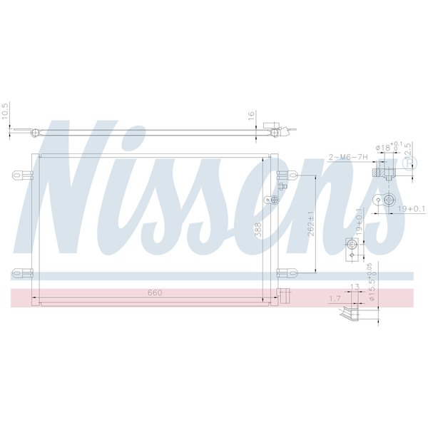 Nissen Nissens Condenser, 94695 94695